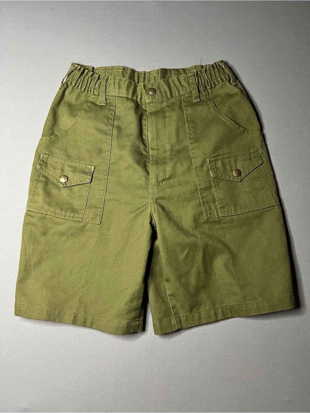 Boy Scouts Olive Green Cargo Shorts